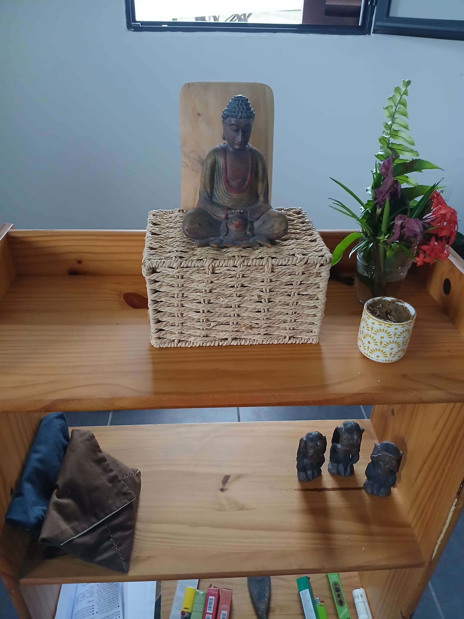 L'autel du groupe de zazen