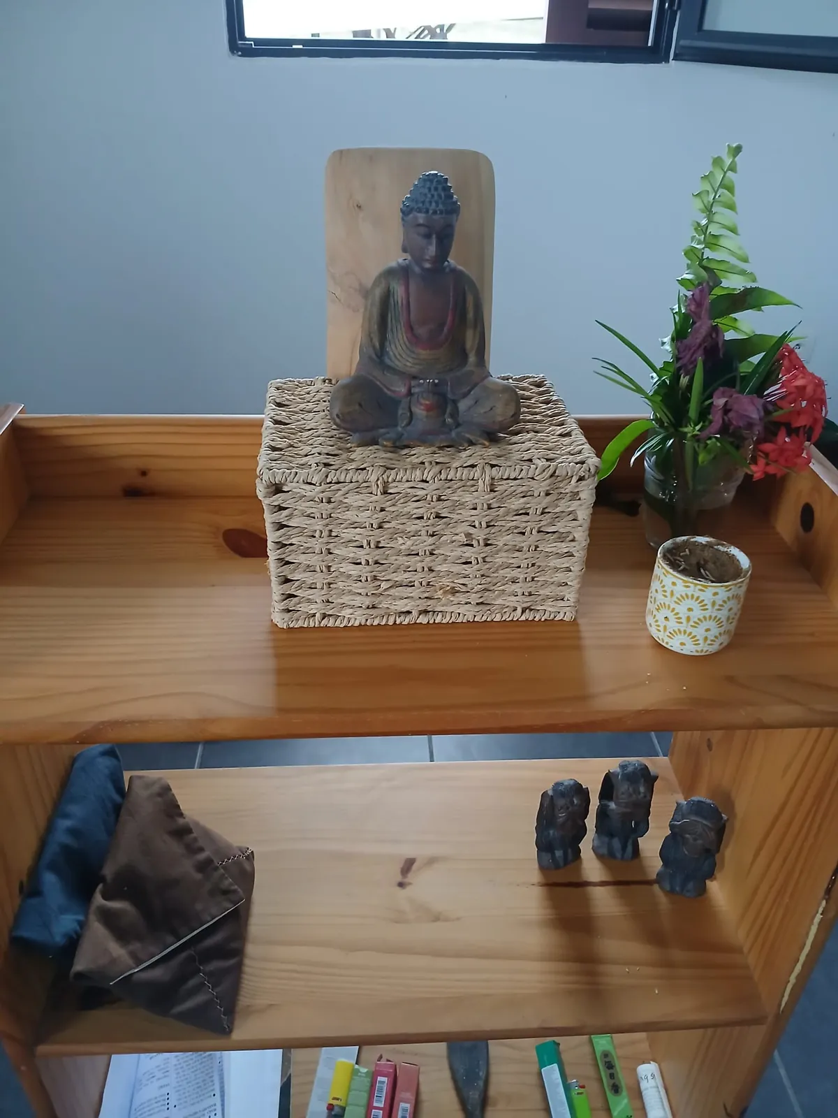 L'autel du groupe de zazen